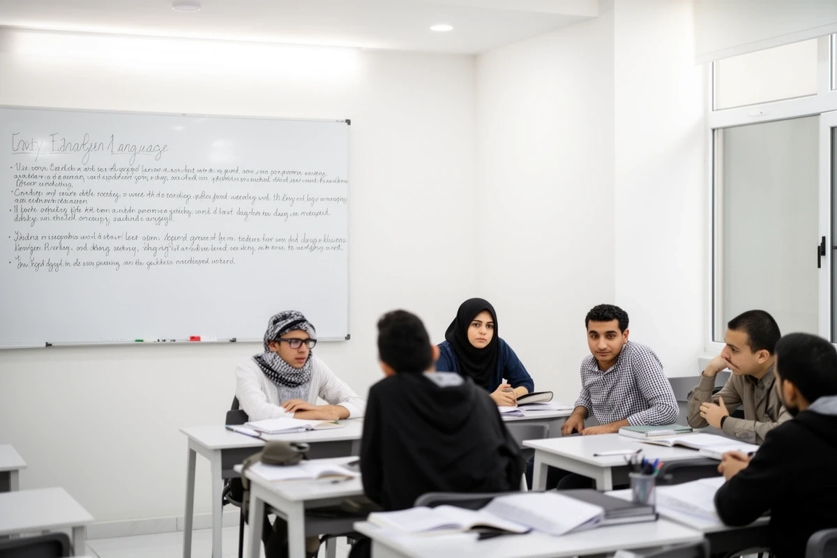 قاعة دراسة في أكاديمية ألفا